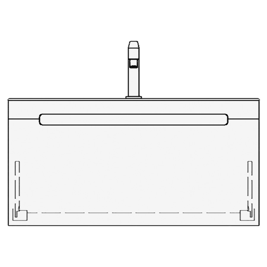 Élément inférieur LORO
80,0 x 40,0 x 55,0 cm
élément à 1 tiroir
pour 1 lavabo au milieu