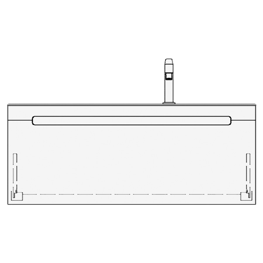 Élément inférieur LORO
100,0 x 40,0 x 55,0 cm
élément à 1 tiroir
pour 1 lavabo à droite