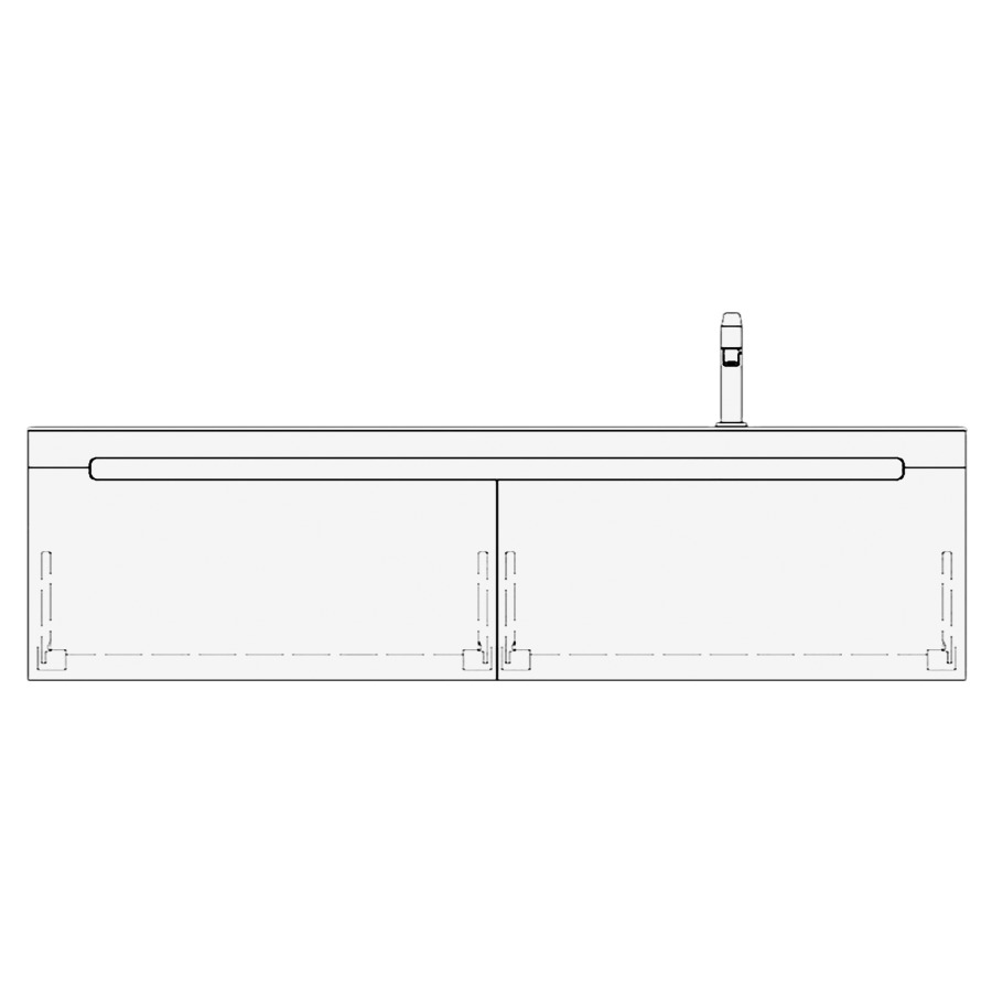Élément inférieur LORO
150,0 x 40,0 x 55,0 cm
2 éléments à chacune 1 tiroir
pour 1 lavabo à droite