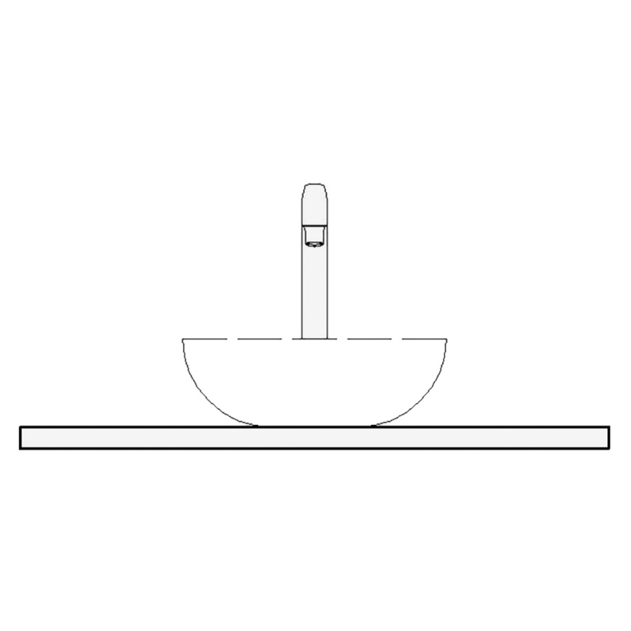Table de lavabo LORO
stratifié
80,4 x 55,2 x 0,6 cm
pour 1 lavabo au milieu
bords noirs