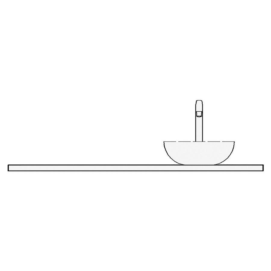 Table de lavabo LORO
stratifié
130,4 x 55,2 x 0,6 cm
pour 1 lavabo à droite
bords noirs