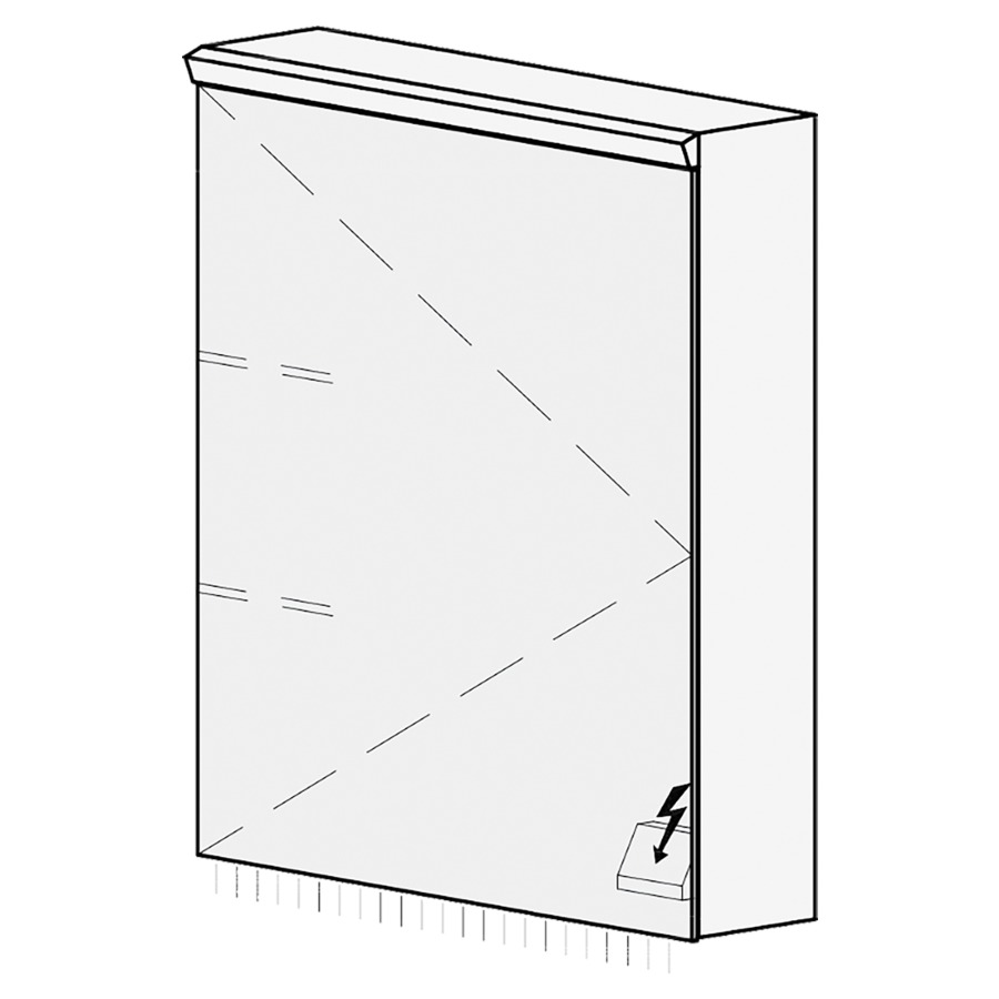Armoire de toilette Procasa Cinque S AP 60