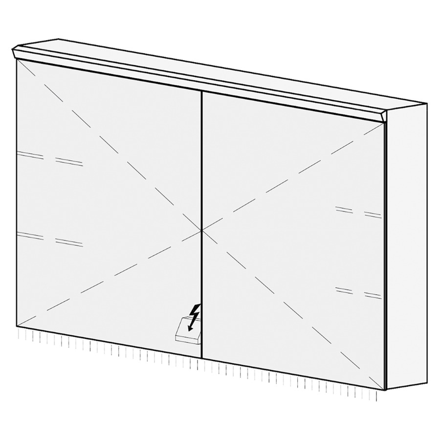 Armoire de toilette Procasa Cinque S AP 120