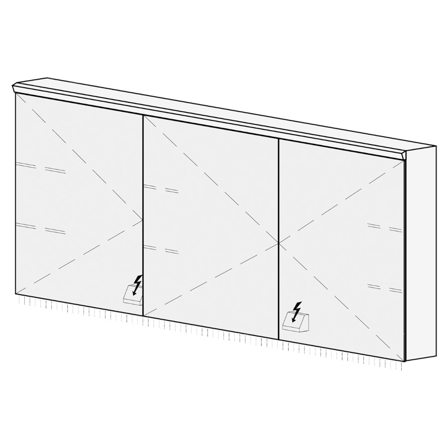 Armoire de toilette Procasa Cinque S AP 180