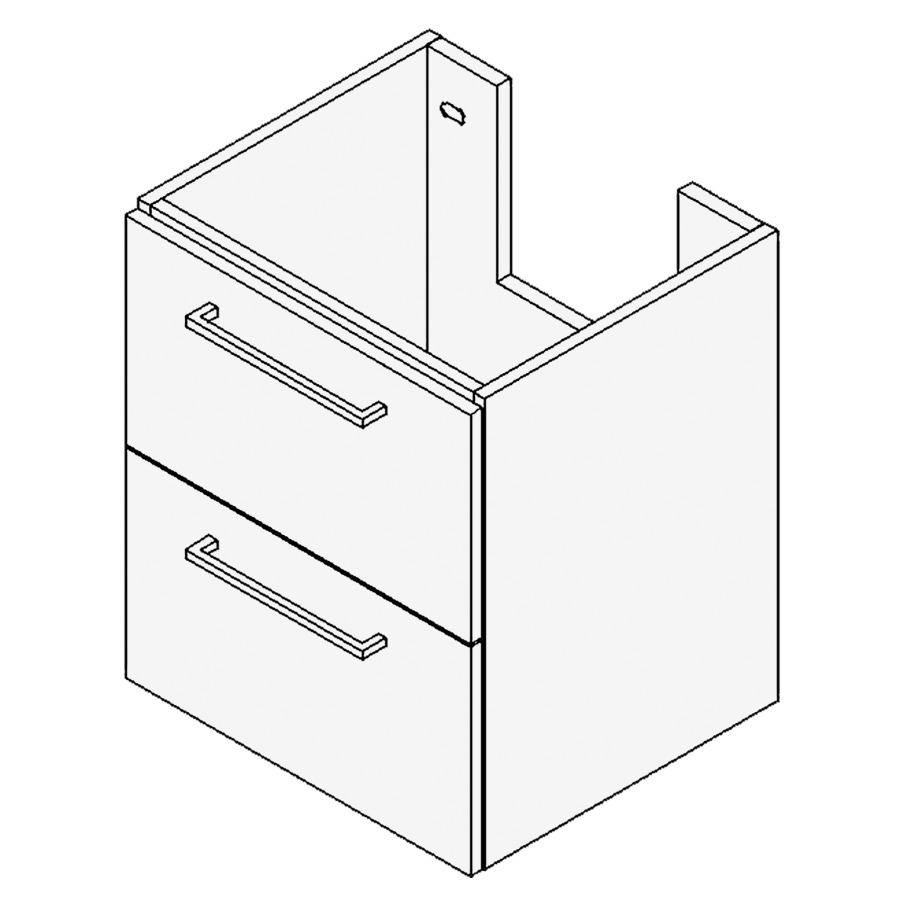 Élément inférieur TORO
Largeur x Profondeur x Hauteur
fixé selon le lavabo
pour lavabo jusqu'à 50 cm
élément à 2 tiroirs
FABRICANT NUMÉRO D'ARTICLE DU
LAVABO À INDIQUER LORS DE LA
COMMANDE