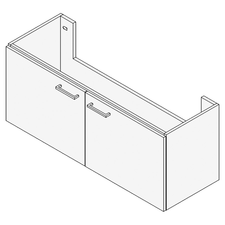 Élément inférieur TORO
Largeur x Profondeur x Hauteur
fixé selon le lavabo
pour lavabo jusqu'à 120 cm
armoire de tablette, 2 portes
1 tablette
FABRICANT NUMÉRO D'ARTICLE DU
LAVABO À INDIQUER LORS DE LA
COMMANDE