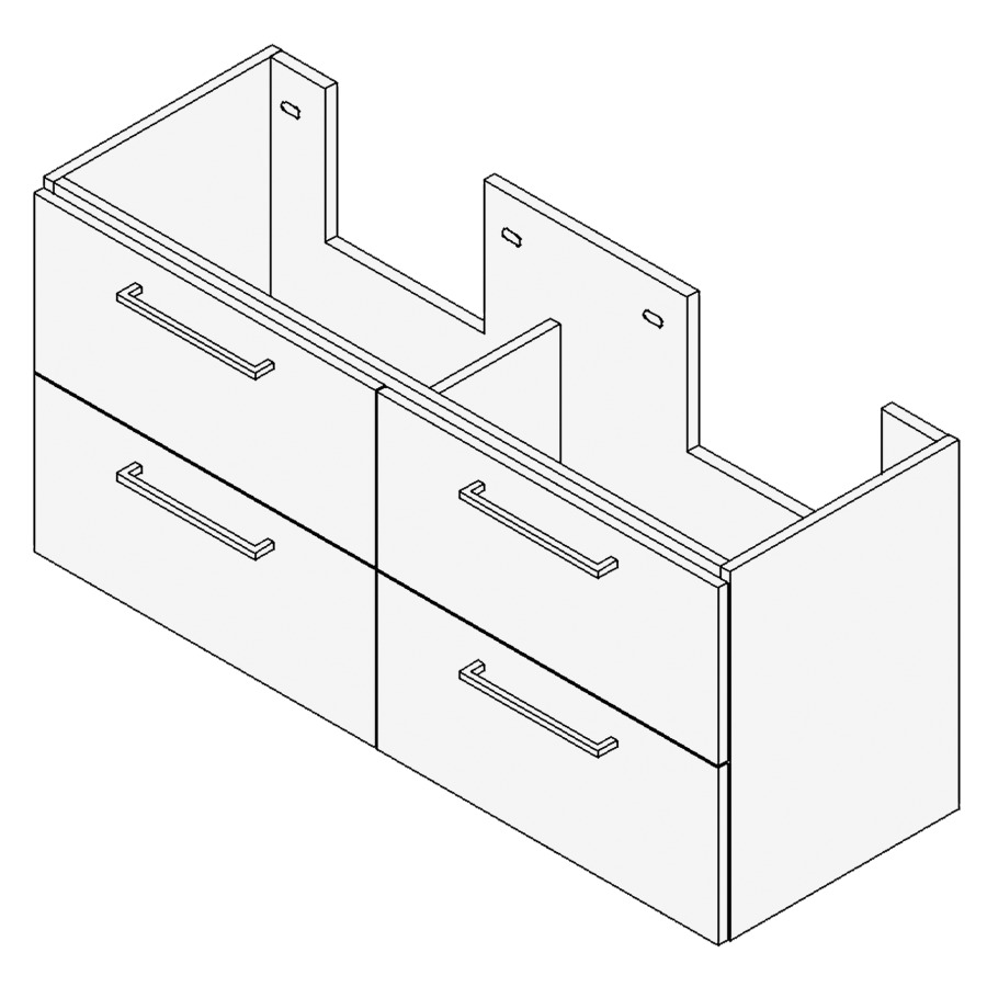 Élément inférieur TORO
Largeur x Profondeur x Hauteur
fixé selon le lavabo
pour lavabo jusqu'à 120 cm
2 éléments à chacun 2 tiroirs
FABRICANT NUMÉRO D'ARTICLE DU
LAVABO À INDIQUER LORS DE LA
COMMANDE