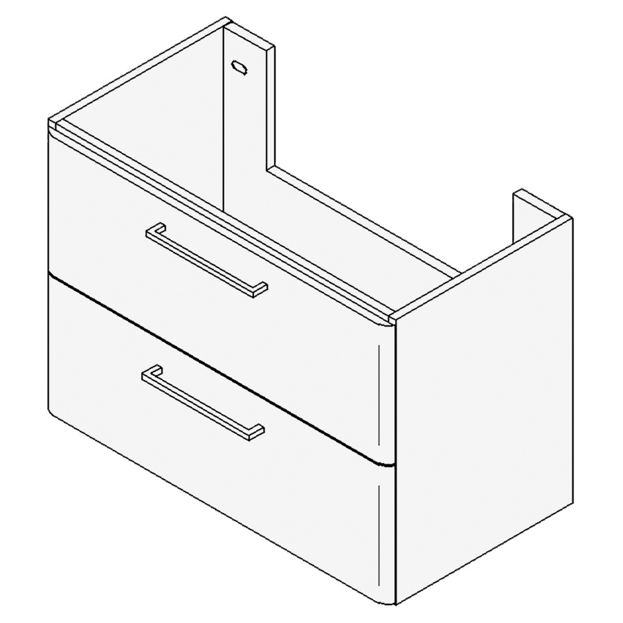 Élément inférieur ASINO
Largeur x Profondeur x Hauteur
fixé selon le lavabo
pour lavabo jusqu'à 70 cm
élément à 2 tiroirs
FABRICANT NUMÉRO D'ARTICLE DU
LAVABO À INDIQUER LORS DE LA
COMMANDE