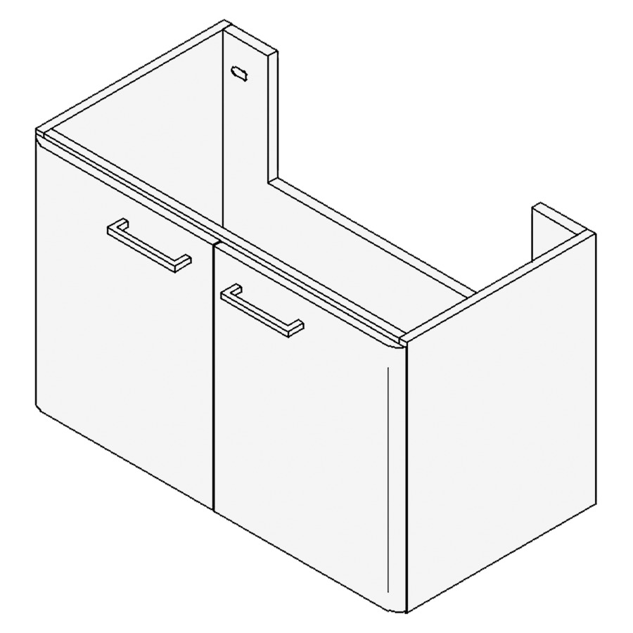 Élément inférieur ASINO
Largeur x Profondeur x Hauteur
fixé selon le lavabo
pour lavabo jusqu'à 80 cm
armoire de tablette, 2 portes
1 tablette
FABRICANT NUMÉRO D'ARTICLE DU
LAVABO À INDIQUER LORS DE LA
COMMANDE