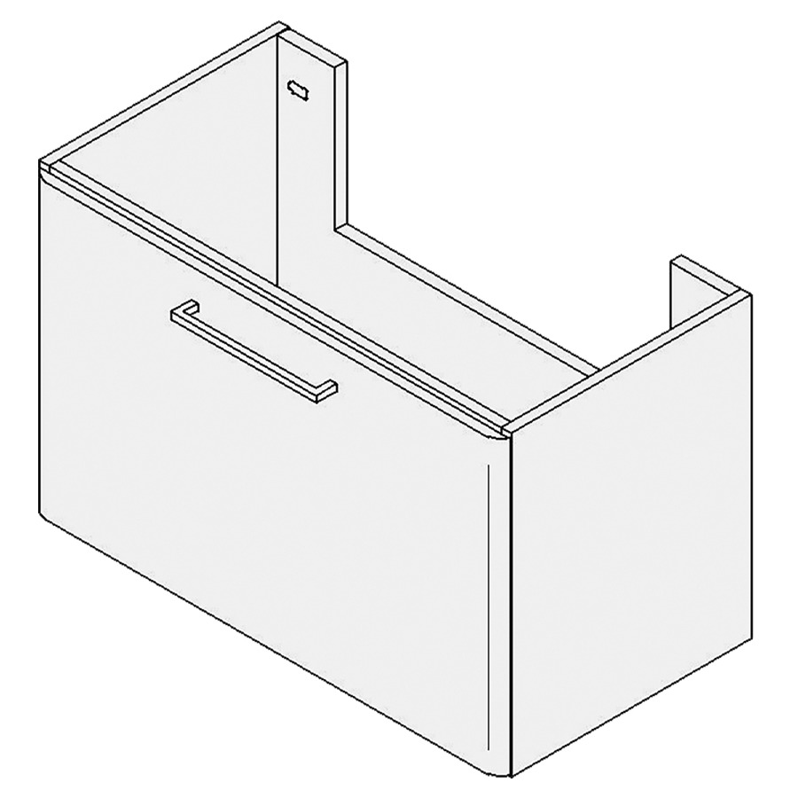 Élément inférieur ASINO
Largeur x Profondeur x Hauteur
fixé selon le lavabo
pour lavabo jusqu'à 100 cm
élément à 1 tiroir
FABRICANT NUMÉRO D'ARTICLE DU
LAVABO À INDIQUER LORS DE LA
COMMANDE