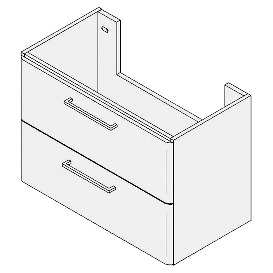 Élément inférieur ASINO
Largeur x Profondeur x Hauteur
fixé selon le lavabo
pour lavabo jusqu'à 100 cm
élément à 2 tiroirs
FABRICANT NUMÉRO D'ARTICLE DU
LAVABO À INDIQUER LORS DE LA
COMMANDE