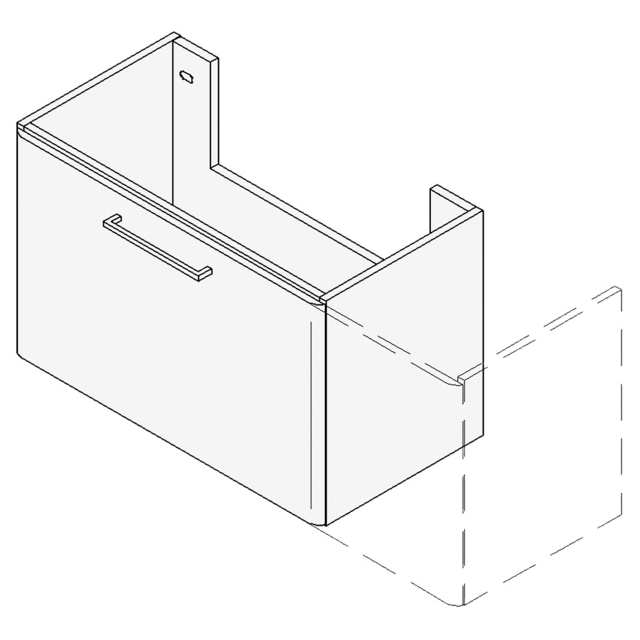 Élément inférieur ASINO
VARIABEL, Largeur x Profondeur
x Hauteur, fixé selon le
lavabo pour lavabo 91-130 cm
élément à 1 tiroir
FABRICANT NUMÉRO D'ARTICLE DU
LAVABO À INDIQUER LORS DE LA
COMMANDE