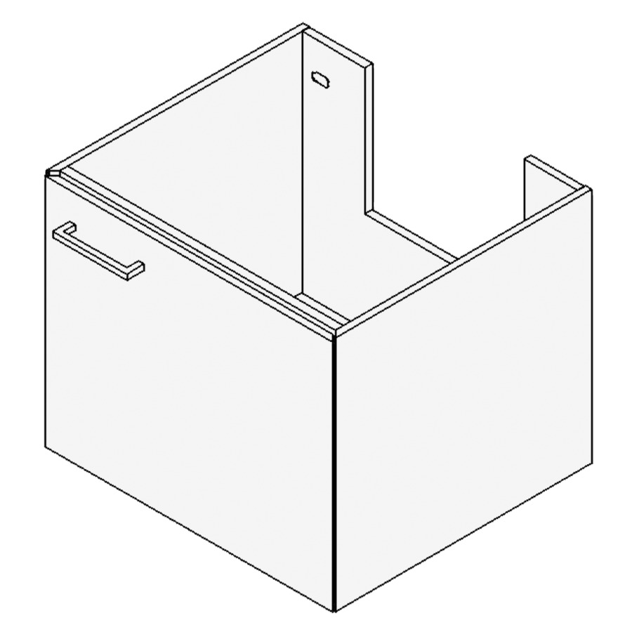 Élément inférieur RANA
Largeur x Profondeur x Hauteur
fixé selon le lavabo
pour lavabo jusqu'à 50 cm
armoire de tablette, 1 porte
charnières à droite
1 tablette, FABRICANT NUMÉRO
D'ARTICLE DU LAVABO À INDIQUER
LORS DE LA COMMANDE