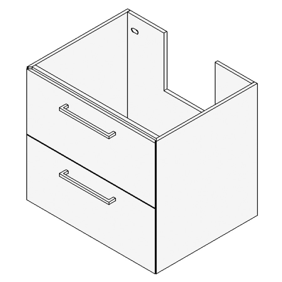 Élément inférieur RANA
Largeur x Profondeur x Hauteur
fixé selon le lavabo
pour lavabo jusqu'à 70 cm
élément à 2 tiroirs
1 tablette, FABRICANT NUMÉRO
D'ARTICLE DU LAVABO À INDIQUER
LORS DE LA COMMANDE
