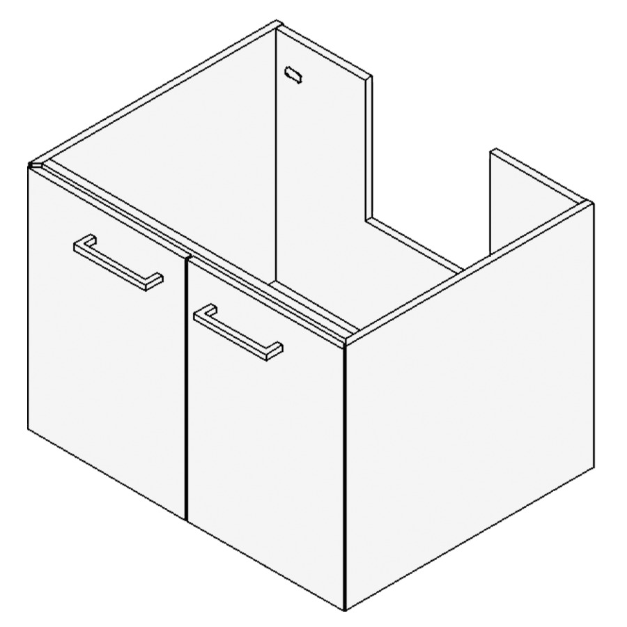 Élément inférieur RANA
Largeur x Profondeur x Hauteur
fixé selon le lavabo
pour lavabo jusqu'à 100 cm
armoire de tablette, 2 portes
1 tablette FABRICANT NUMÉRO
D'ARTICLE DU LAVABO À INDIQUER
LORS DE LA COMMANDE