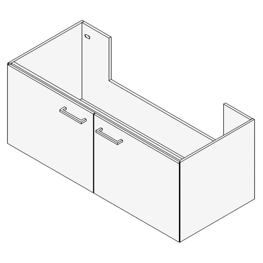 Élément inférieur RANA
Largeur x Profondeur x Hauteur
fixé selon le lavabo
pour lavabo jusqu'à 110 cm
armoire de tablette, 2 portes
1 tablette FABRICANT NUMÉRO
D'ARTICLE DU LAVABO À INDIQUER
LORS DE LA COMMANDE