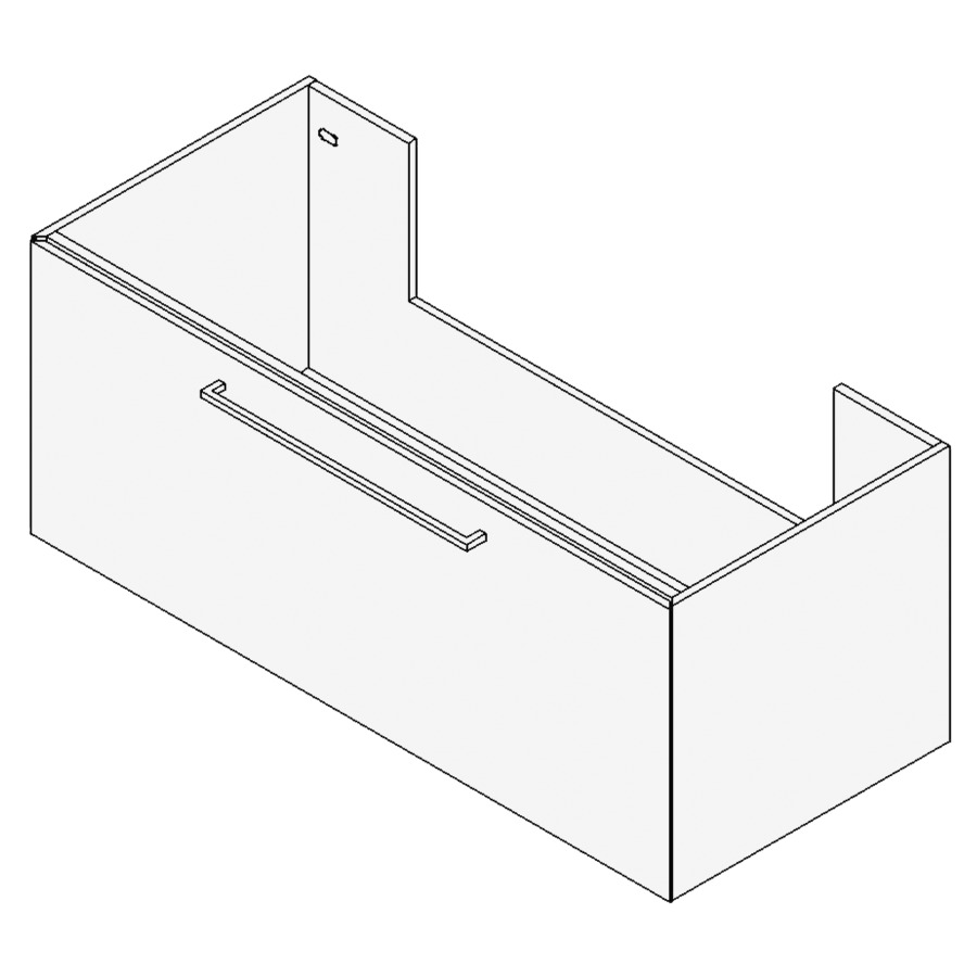Élément inférieur RANA
Largeur x Profondeur x Hauteur
fixé selon le lavabo
pour lavabo jusqu'à 120 cm
élément à 1 tiroir
1 tablette, FABRICANT NUMÉRO
D'ARTICLE DU LAVABO À INDIQUER
LORS DE LA COMMANDE