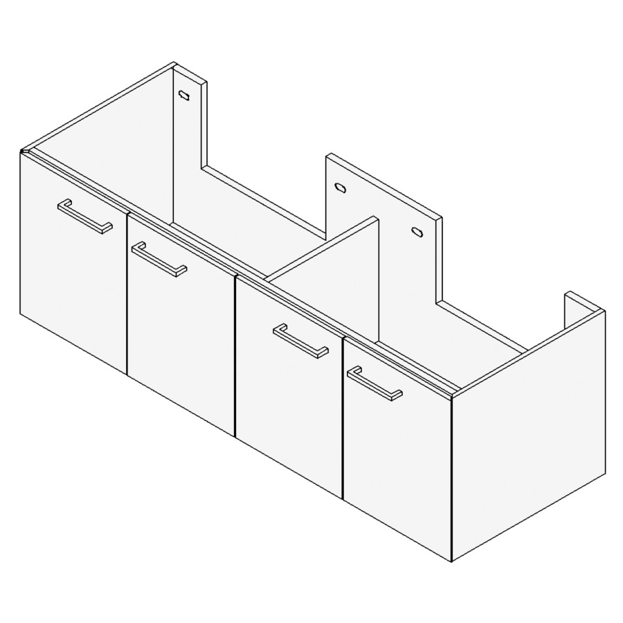 Élément inférieur RANA
Largeur x Profondeur x Hauteur
fixé selon le lavabo
pour lavabo jusqu'à 130 cm
2 armoires de tablettes
2 portes, chacun 1 tablette
FABRICANT NUMÉRO D'ARTICLE DU
LAVABO À INDIQUER LORS DE LA
COMMANDE