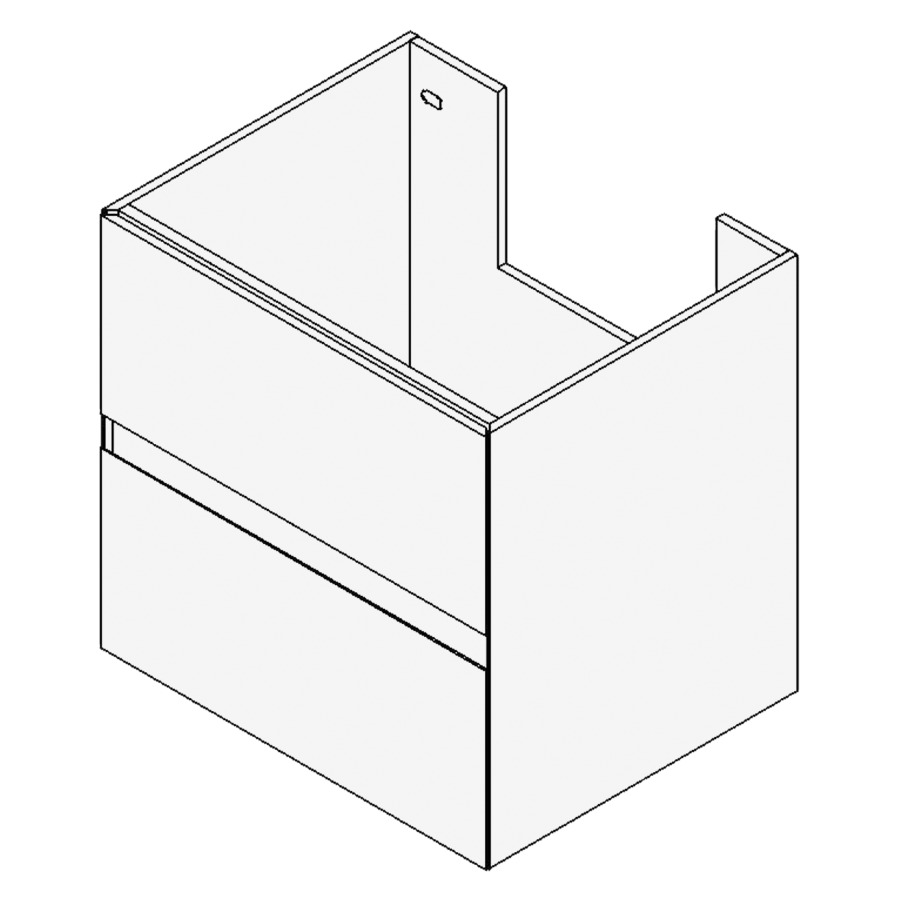 Élément inférieur GATTO
Largeur x Profondeur x Hauteur
fixé selon le lavabo
pour lavabo jusqu'à 100 cm
élément à 2 tiroirs
FABRICANT NUMÉRO D'ARTICLE DU
LAVABO À INDIQUER LORS DE LA
COMMANDE