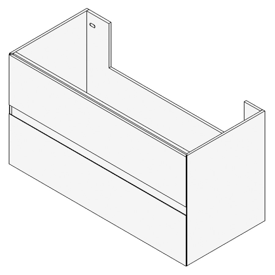 Élément inférieur GATTO
Largeur x Profondeur x Hauteur
fixé selon le lavabo
pour lavabo jusqu'à 120 cm
élément à 2 tiroirs
FABRICANT NUMÉRO D'ARTICLE DU
LAVABO À INDIQUER LORS DE LA
COMMANDE