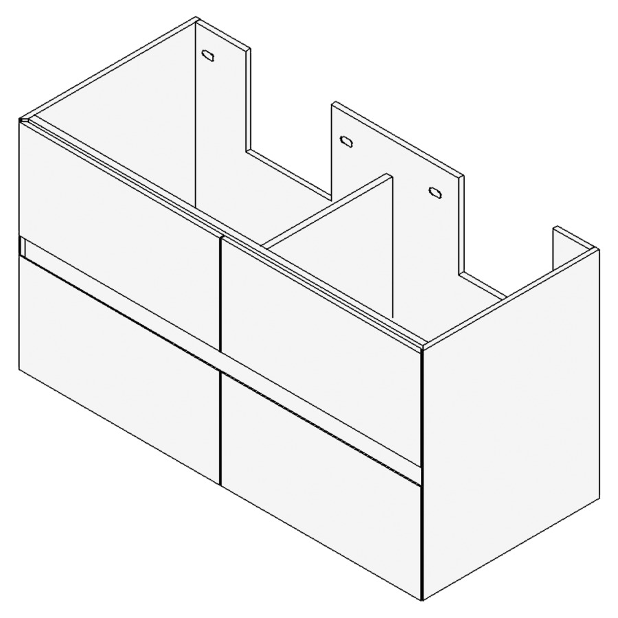 Élément inférieur GATTO
Largeur x Profondeur x Hauteur
fixé selon le lavabo
pour lavabo jusqu'à 130 cm
2 éléments à chacun 2 tiroirs
FABRICANT NUMÉRO D'ARTICLE DU
LAVABO À INDIQUER LORS DE LA
COMMANDE