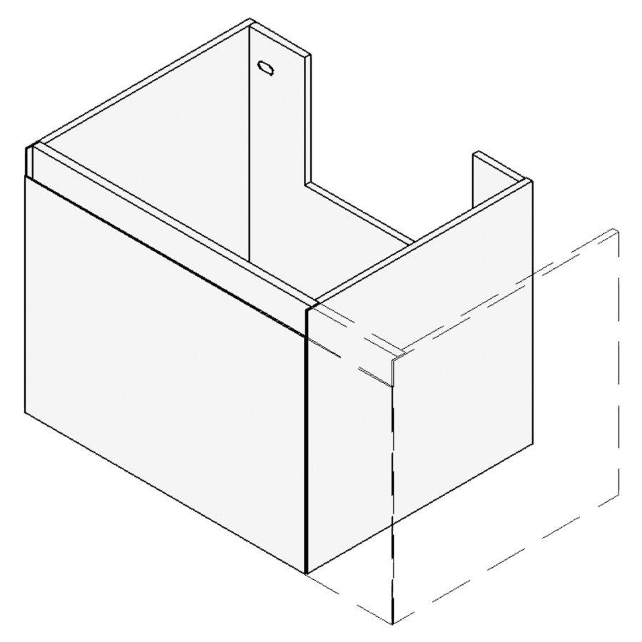 Élément inférieur GATTO
Variabel
Largeur x Profondeur x Hauteur
fixé selon le lavabo
pour lavabo 91-130 cm
élément à 1 tiroir
FABRICANT NUMÉRO D'ARTICLE DU
LAVABO À INDIQUER LORS DE LA
COMMANDE