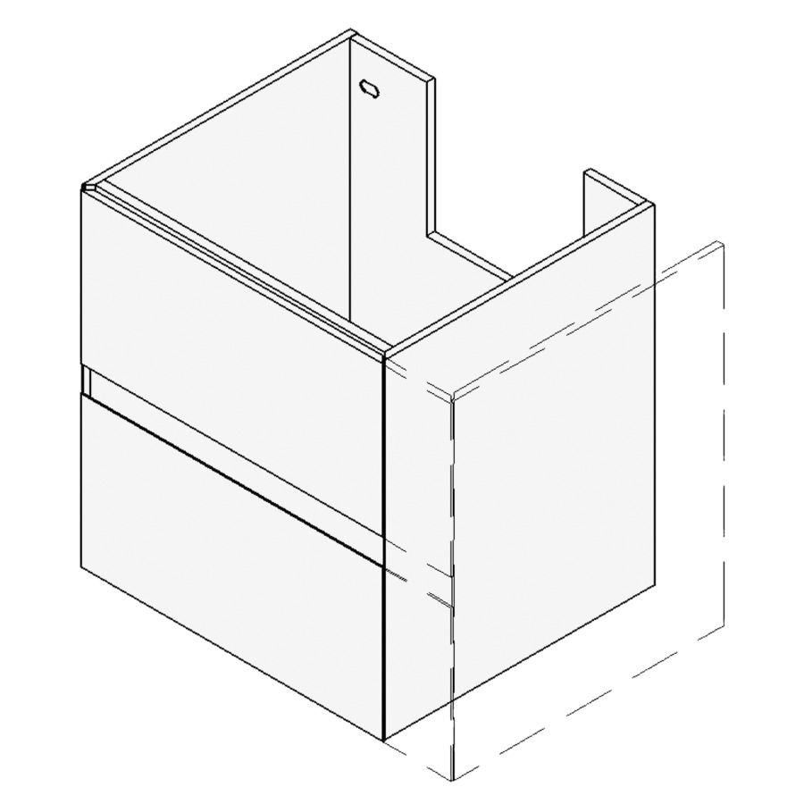 Élément inférieur GATTO
Variabel
Largeur x Profondeur x Hauteur
fixé selon le lavabo
pour lavabo 50-90 cm
élément à 2 tiroirs
FABRICANT NUMÉRO D'ARTICLE DU
LAVABO À INDIQUER LORS DE LA
COMMANDE