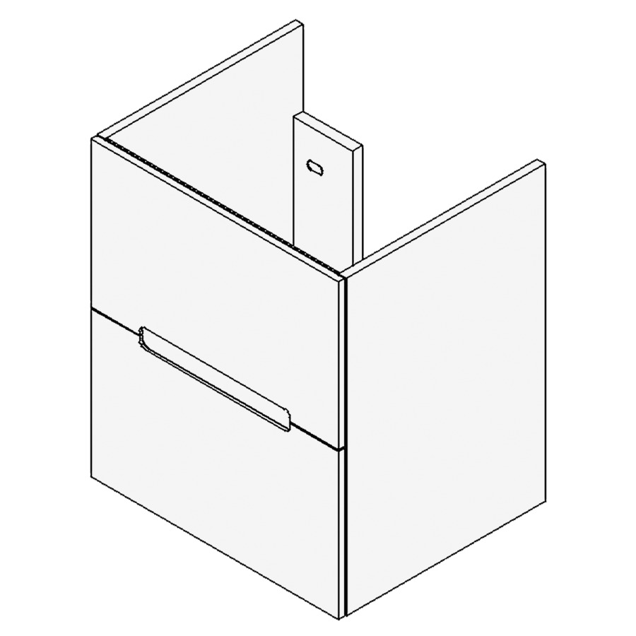 Élément inférieur SOLANA
Largeur x Profondeur x Hauteur
fixé selon le lavabo
pour lavabo jusqu'à 50 cm
élément à 2 tiroirs
FABRICANT NUMÉRO D'ARTICLE DU
LAVABO À INDIQUER LORS DE LA
COMMANDE