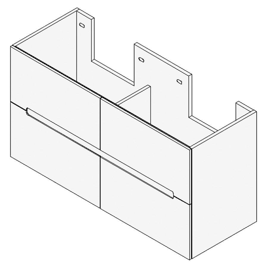 Élément inférieur SOLANA
Largeur x Profondeur x Hauteur
fixé selon le lavabo
pour lavabo jusqu'à 130 cm
2 éléments à chacun 2 tiroirs
FABRICANT NUMÉRO D'ARTICLE DU
LAVABO À INDIQUER LORS DE LA
COMMANDE