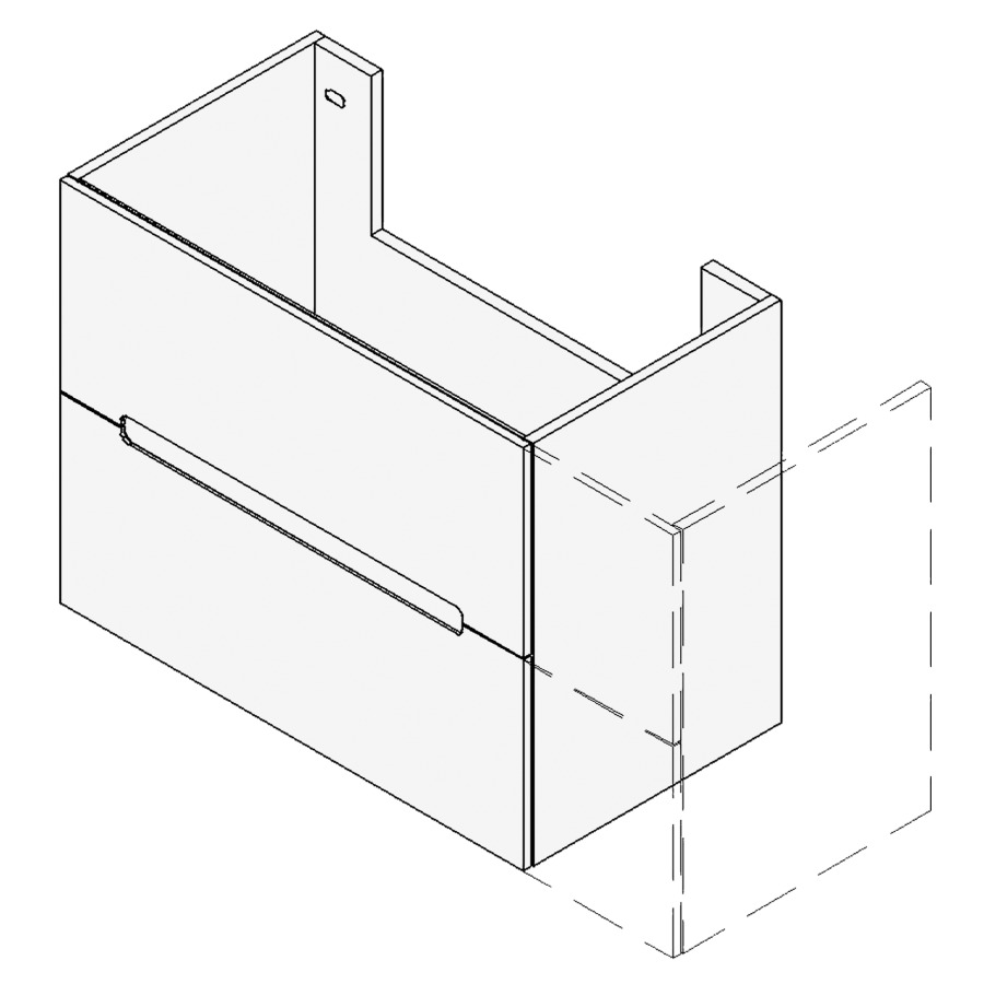 Élément inférieur SOLANA
VARIABEL
Largeur x Profondeur x Hauteur
fixé selon le lavabo
pour lavabo 91-130 cm
élément à 2 tiroirs
FABRICANT NUMÉRO D'ARTICLE DU
LAVABO À INDIQUER LORS DE LA
COMMANDE