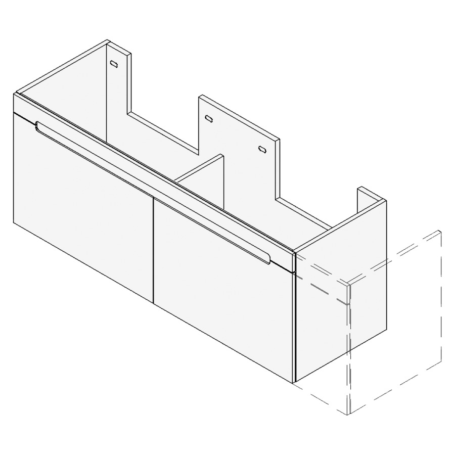 Élément inférieur SOLANA
VARIABEL
Largeur x Profondeur x Hauteur
fixé selon le lavabo
pour lavabo 181-220 cm
2 éléments à chacun 1 tiroir
FABRICANT NUMÉRO D'ARTICLE DU
LAVABO À INDIQUER LORS DE LA
COMMANDE
