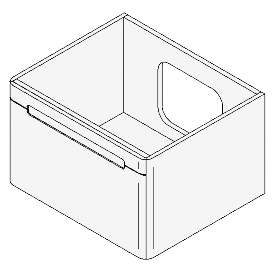 Élément inférieur LORO
Largeur x Profondeur x Hauteur
fixé selon le lavabo
pour lavabo jusqu'à 100 cm
élément à 1 tiroir
1 tablette, FABRICANT NUMÉRO
D'ARTICLE DU LAVABO À INDIQUER
LORS DE LA COMMANDE