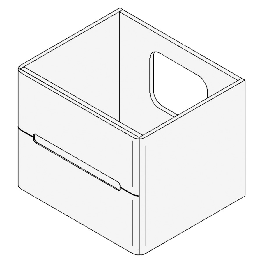 Élément inférieur LORO
Largeur x Profondeur x Hauteur
fixé selon le lavabo
pour lavabo jusqu'à 100 cm
élément à 2 tiroirs
1 tablette, FABRICANT NUMÉRO
D'ARTICLE DU LAVABO À INDIQUER
LORS DE LA COMMANDE