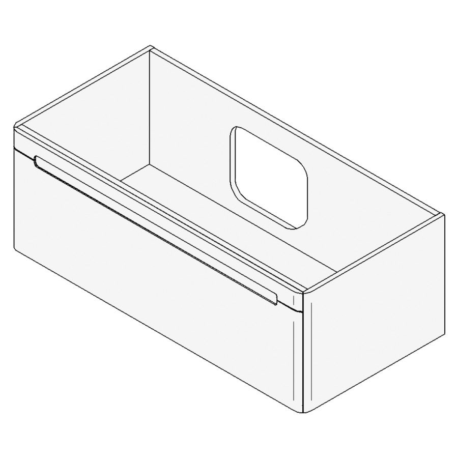 Élément inférieur LORO
Largeur x Profondeur x Hauteur
fixé selon le lavabo
pour lavabo jusqu'à 110 cm
élément à 1 tiroir
1 tablette, FABRICANT NUMÉRO
D'ARTICLE DU LAVABO À INDIQUER
LORS DE LA COMMANDE