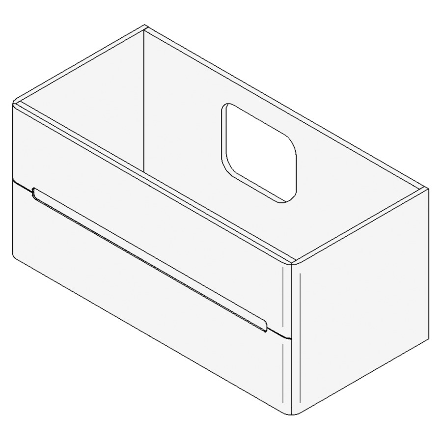 Élément inférieur LORO
Largeur x Profondeur x Hauteur
fixé selon le lavabo
pour lavabo jusqu'à 130 cm
élément à 2 tiroirs
1 tablette, FABRICANT NUMÉRO
D'ARTICLE DU LAVABO À INDIQUER
LORS DE LA COMMANDE