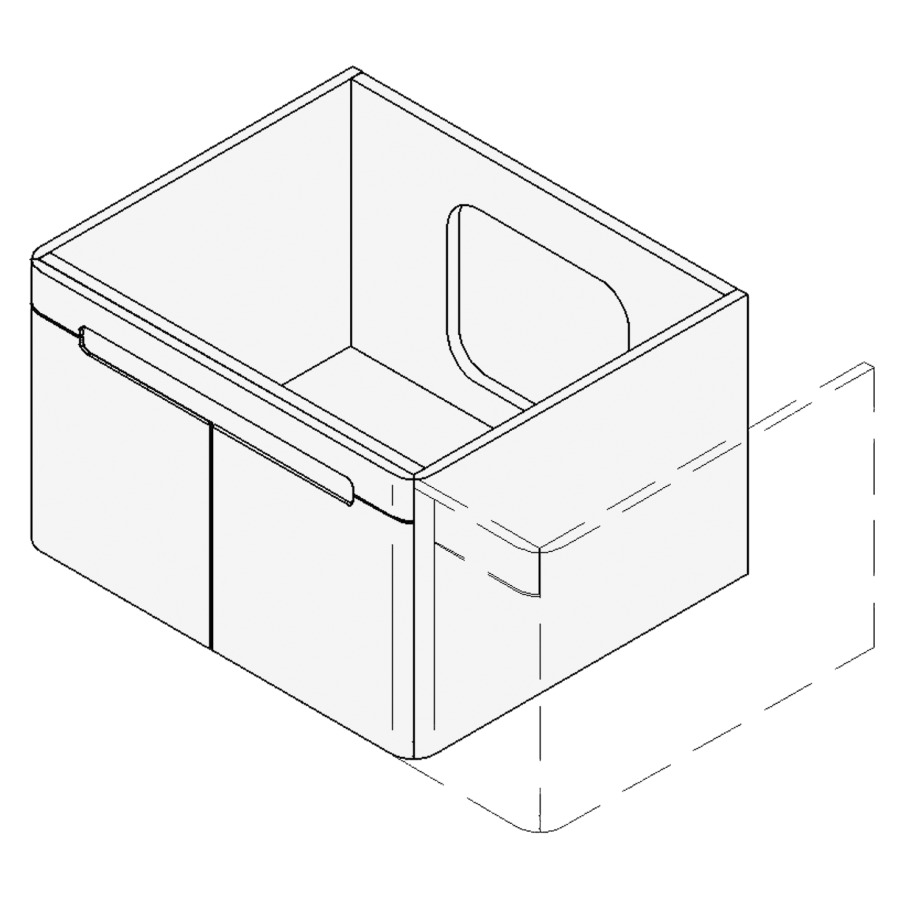 Élément inférieur LORO
VARIABEL
Largeur x Profondeur x Hauteur
fixé selon le lavabo
pour lavabo 91-130 cm
armoire de tablette, 2-4 porte
1-2 tablettes, FABRICANT
NUMÉRO D'ARTICLE DU LAVABO À
INDIQUER LORS DE LA COMMANDE