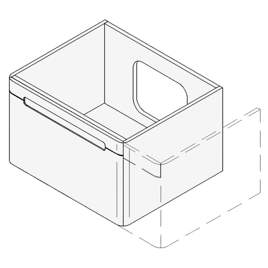 Élément inférieur LORO
VARIABEL
Largeur x Profondeur x Hauteur
fixé selon le lavabo
pour lavabo 91-130 cm
élément à 1 tiroir
FABRICANT NUMÉRO D'ARTICLE DU
LAVABO À INDIQUER LORS DE LA
COMMANDE