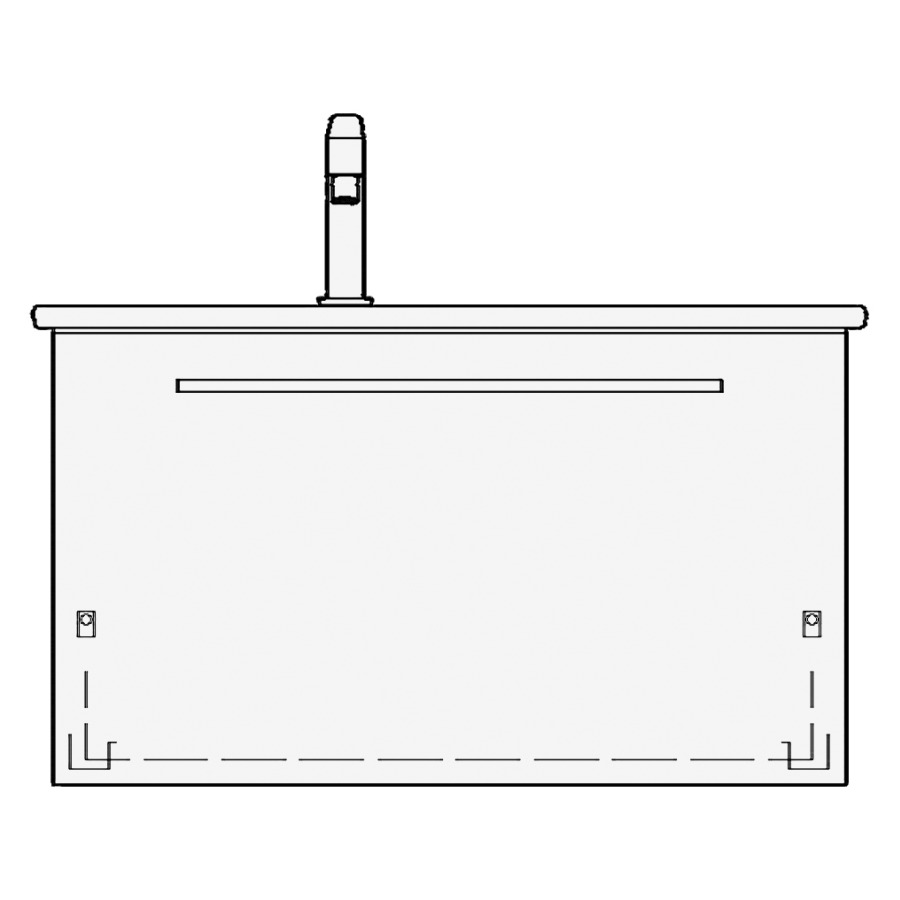 Élément inférieur ME BY
STARCK TORO
81,0 x 50,0 x 48,0 cm
pour lavabo Me by Starck 83
lavabo à gauche
élément à 1 tiroir