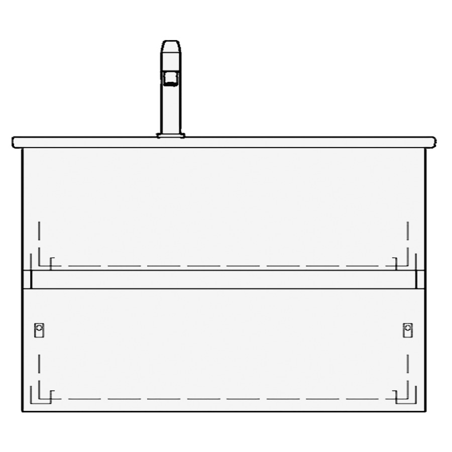 Élément inférieur ME BY
STARCK TORO
81,0 x 58,0 x 48,0 cm
pour lavabo Me by Starck 83
lavabo à gauche
élément à 2 tiroirs