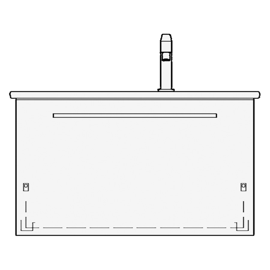 Élément inférieur ME BY
STARCK TORO
81,0 x 50,0 x 48,0 cm
pour lavabo Me by Starck 83
lavabo à droite
élément à 1 tiroir