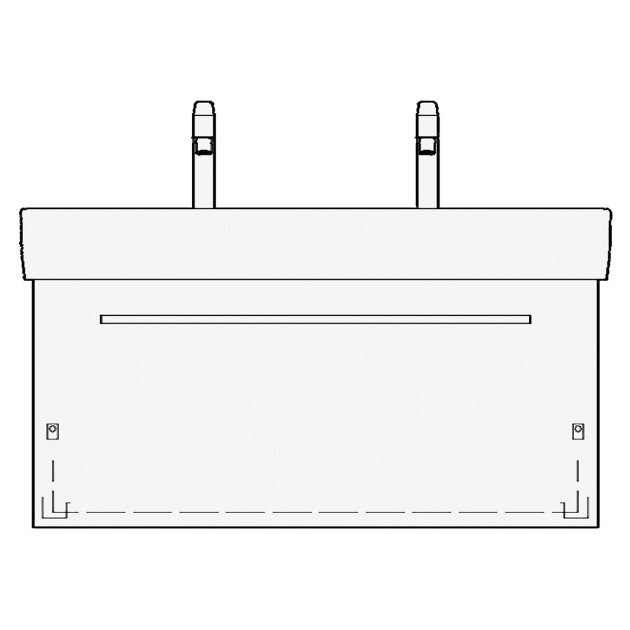Élément inférieur VAL ASINO
90,0 x 44,0 x 40,0 cm
pour lavabo Val 95
avec 2 robinetteries
élément à 1 tiroir