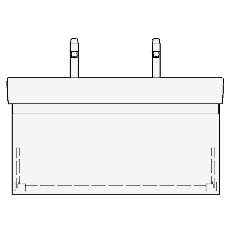 Élément inférieur VAL GATTO
90,0 x 40,0 x 39,0 cm
pour lavabo Val 95
avec 2 robinetteries
élément à 1 tiroir