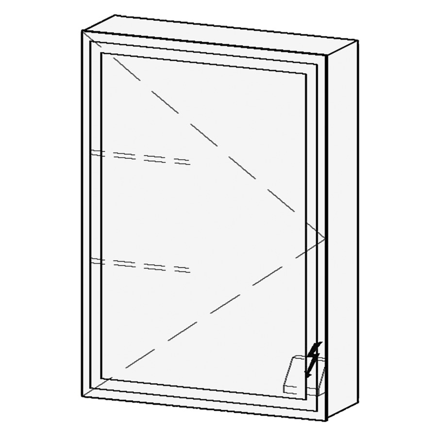 Armoire de toilette Loreto LED UP
