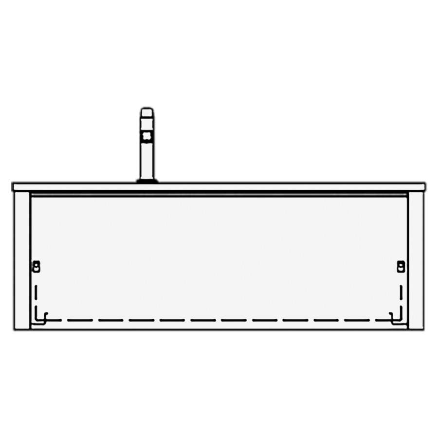 Élément inférieur LIMARA
100,0 x 34,0 x 55,0 cm
élément à 1 tiroir
pour 1 lavabo à gauche