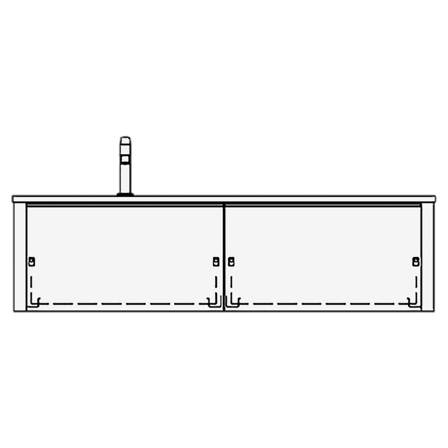 Élément inférieur LIMARA
130,0 x 34,0 x 55,0 cm
2 éléments à chacune 1 tiroir
pour 1 lavabo à gauche