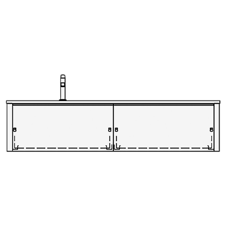 Élément inférieur LIMARA
150,0 x 34,0 x 55,0 cm
2 éléments à chacune 1 tiroir
pour 1 lavabo à gauche