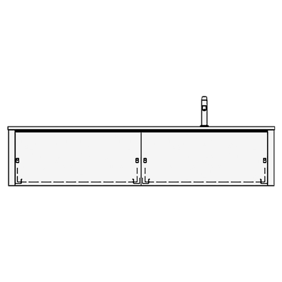 Élément inférieur LIMARA
160,0 x 34,0 x 55,0 cm
2 éléments à chacune 1 tiroir
pour 1 lavabo à droite