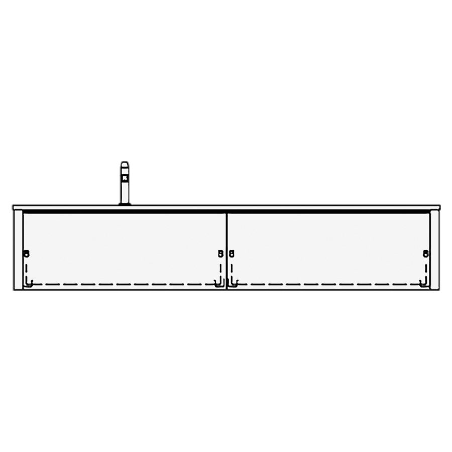 Élément inférieur LIMARA
180,0 x 34,0 x 55,0 cm
2 éléments à chacune 1 tiroir
pour 1 lavabo à gauche
