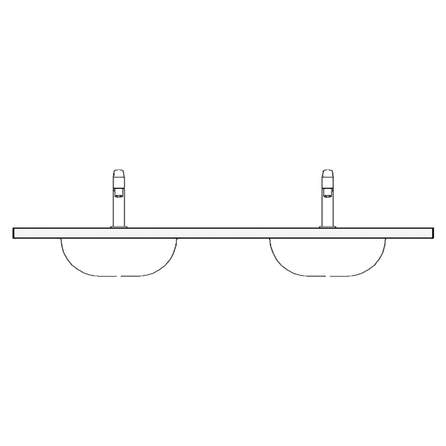 Table de lavabo LIMARA
granite
180,8 x 55,1 x 2,0 cm
pour 2 lavabos