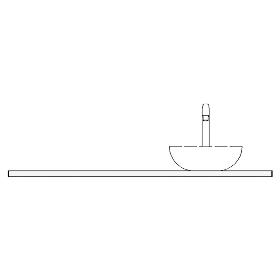 Table de lavabo LIMARA
stratifié
150,4 x 55,0 x 2,1 cm
pour 1 lavabo à droite